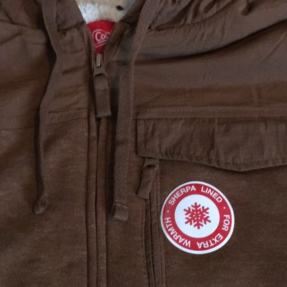 NWTs Coleman Men’s Hooded Sherpa lined jacket Sz M - Picture 4 of 16